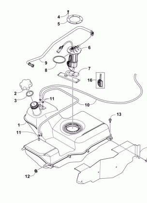 GAS TANK ASSEMBLY