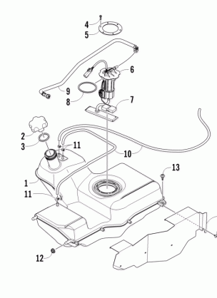 GAS TANK ASSEMBLY