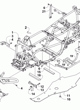 FRAME AND RELATED PARTS