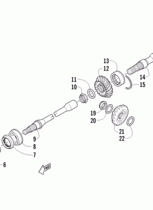 SECONDARY DRIVE ASSEMBLY