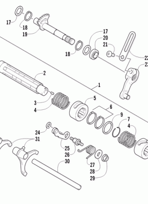 GEAR SHIFTING ASSEMBLY