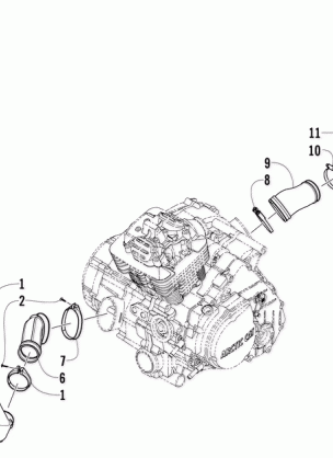 CASE / BELT COOLING ASSEMBLY