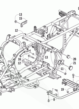 FRAME AND RELATED PARTS