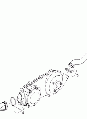 CASE / BELT COOLING ASSEMBLY