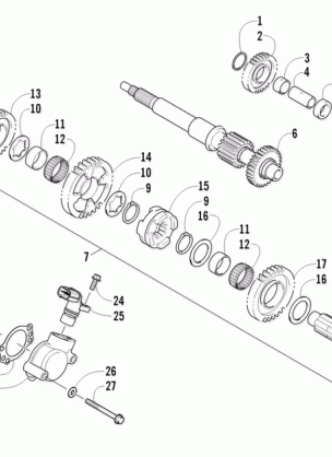 SECONDARY TRANSMISSION ASSEMBLY