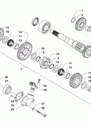 SECONDARY TRANSMISSION ASSEMBLY