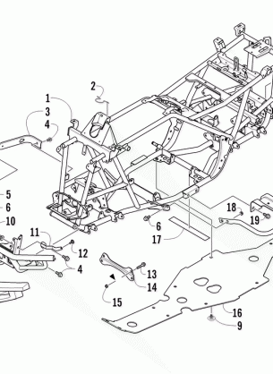 FRAME AND RELATED PARTS