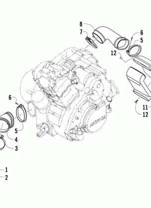 CASE / BELT COOLING ASSEMBLY