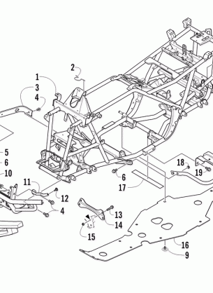 FRAME AND RELATED PARTS