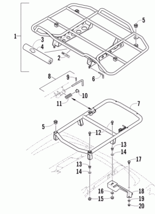 REAR RACK ASSEMBLY