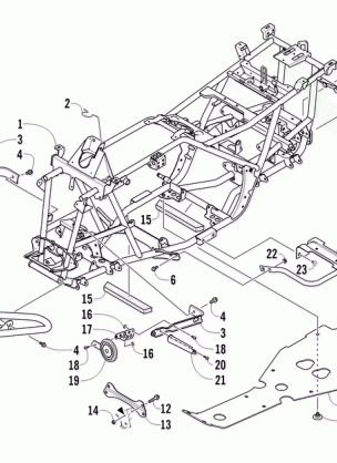 FRAME AND RELATED PARTS