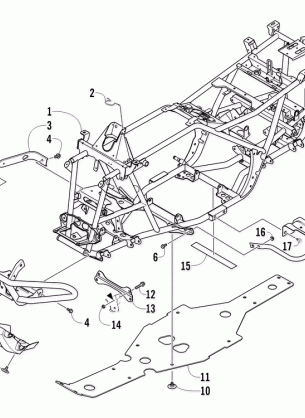 FRAME AND RELATED PARTS