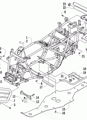 FRAME AND RELATED PARTS