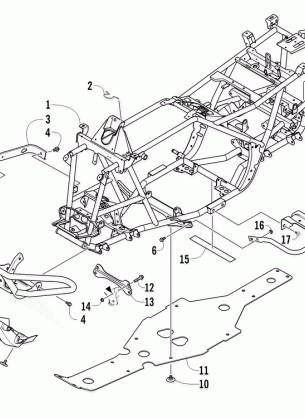 FRAME AND RELATED PARTS