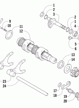 GEAR SHIFTING ASSEMBLY