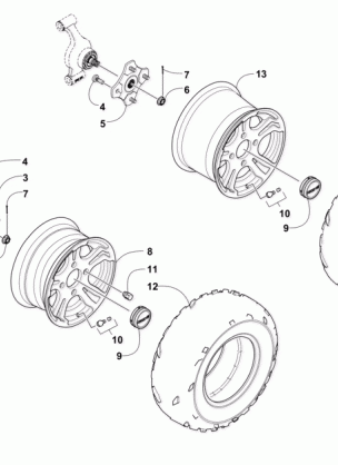 WHEEL AND TIRE ASSEMBLY