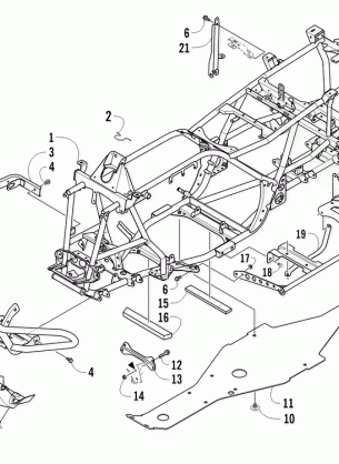 FRAME AND RELATED PARTS