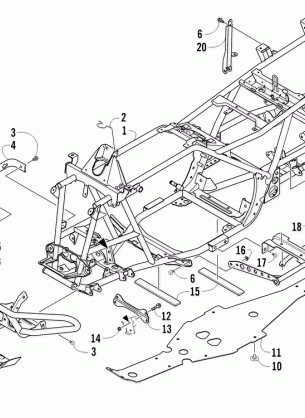 FRAME AND RELATED PARTS