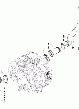 CASE / BELT COOLING ASSEMBLY