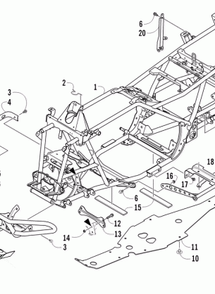 FRAME AND RELATED PARTS