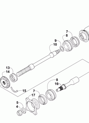 SECONDARY DRIVE ASSEMBLY