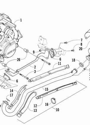 ENGINE AND EXHAUST