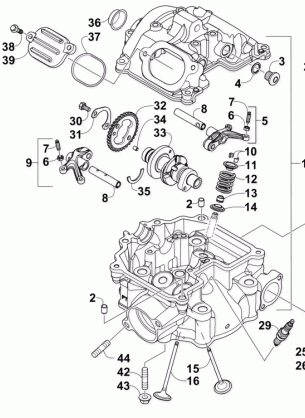 CYLINDER HEAD AND CAMSHAFT / VALVE ASSEMBLY