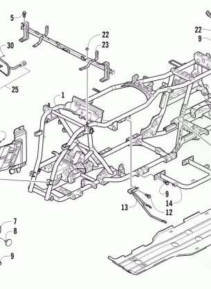 BUMPER FRAME AND HEADLIGHT ASSEMBLIES