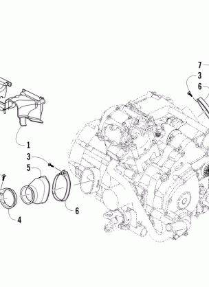 CASE / BELT COOLING ASSEMBLY