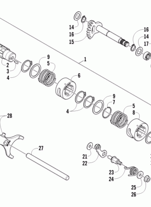 GEAR SHIFTING ASSEMBLY