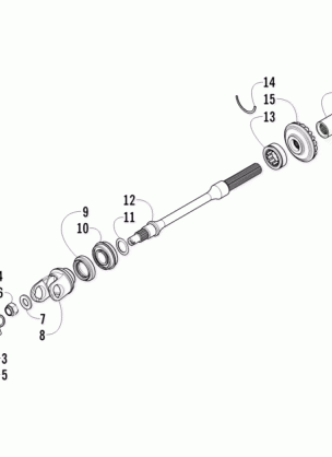 SECONDARY DRIVE ASSEMBLY