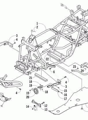 FRAME AND RELATED PARTS