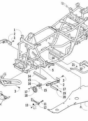 FRAME AND RELATED PARTS