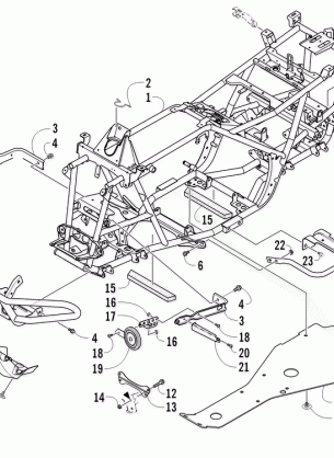 FRAME AND RELATED PARTS