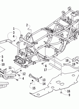 FRAME AND RELATED PARTS