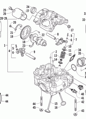 CYLINDER HEAD AND CAMSHAFT / VALVE ASSEMBLY