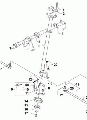 STEERING ASSEMBLY (VIN: 250001 AND UP)