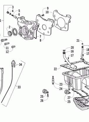 OIL PUMP AND PAN ASSEMBLY