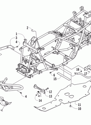 FRAME AND RELATED PARTS