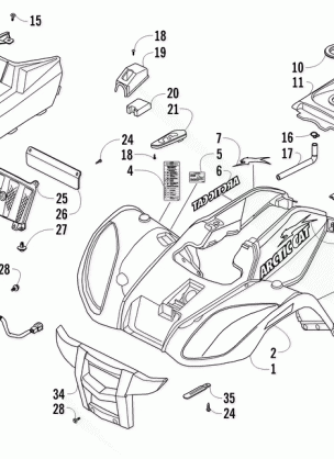 FRONT BODY PANEL AND HEADLIGHT ASSEMBLIES