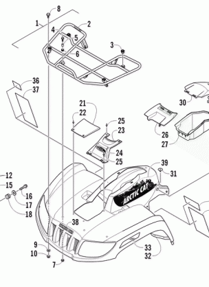 FRONT RACK BODY PANEL AND HEADLIGHT ASSEMBLIES