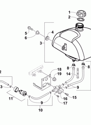 GAS TANK ASSEMBLY