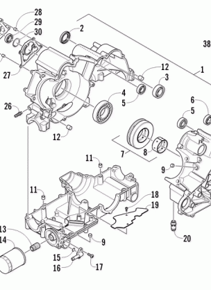 CRANKCASE ASSEMBLY