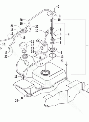 GAS TANK ASSEMBLY