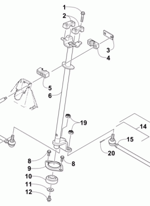 STEERING ASSEMBLY (VIN: 250001 and Up)