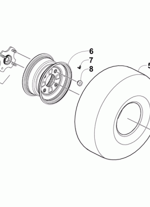 REAR WHEEL ASSEMBLY