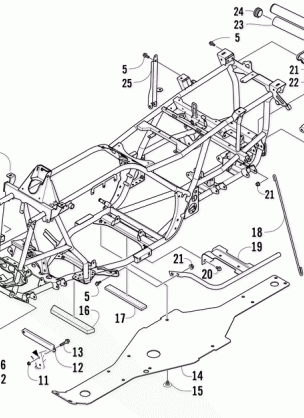 FRAME AND RELATED PARTS