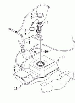 GAS TANK ASSEMBLY