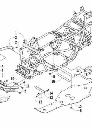 FRAME AND RELATED PARTS