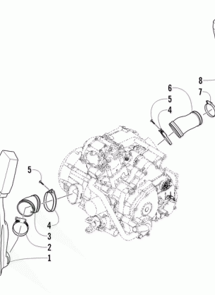 CASE / BELT COOLING ASSEMBLY